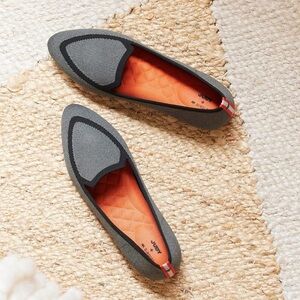 Birdies size 7 grey and black Blackbird loafers